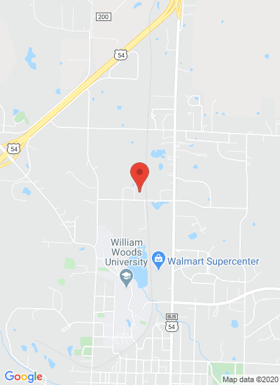Map showing Fulton, United States