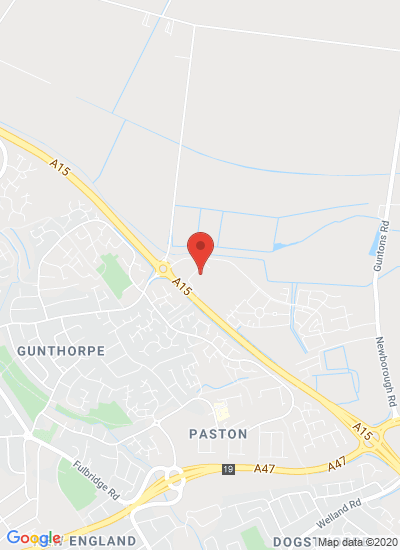 Map showing Peterborough, United Kingdom