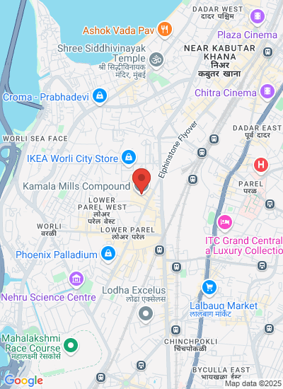 Map showing Mumbai, India
