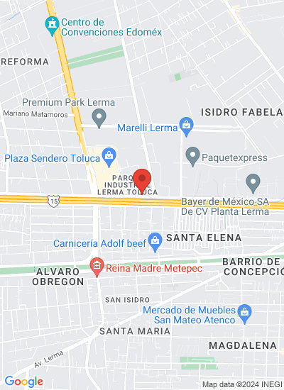 Map showing Lerma, Mexico