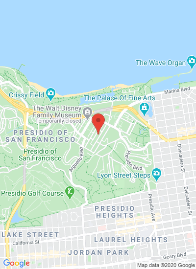 Map showing San Francisco, United States