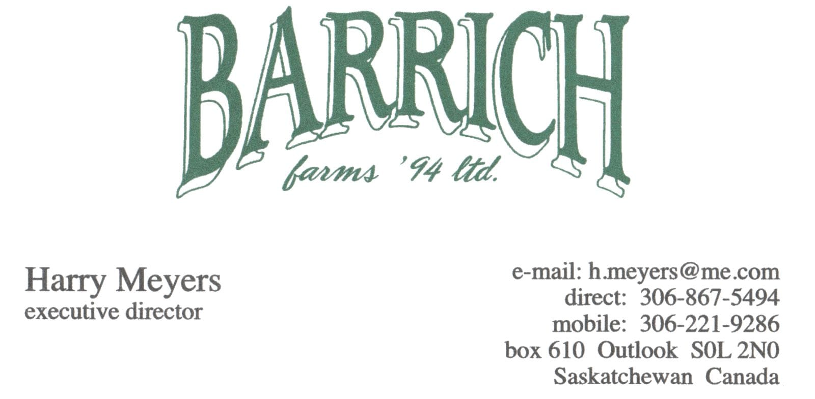 Barrich Farms Ltd. logo