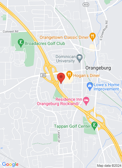 Map showing Orangeburg, United States