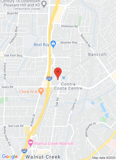 Map showing Walnut Creek, United States