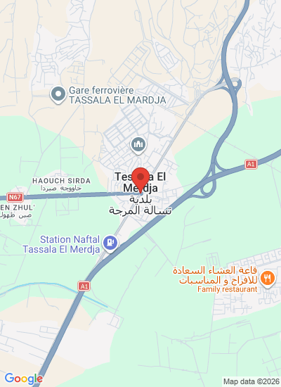 Map showing Algiers, Algeria