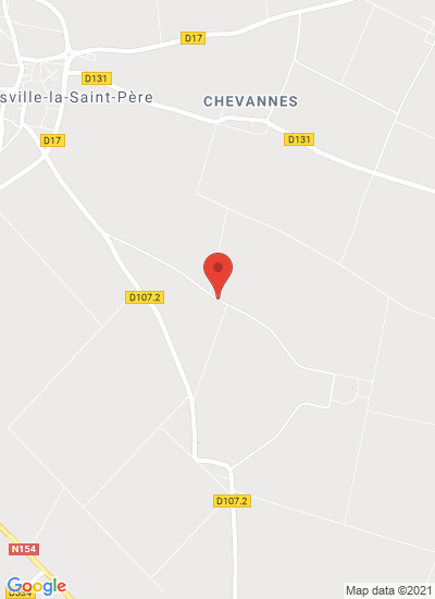 Map showing Boisville-la-Saint-Père, France