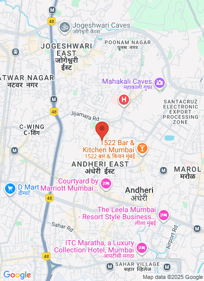 Map showing Mumbai, India