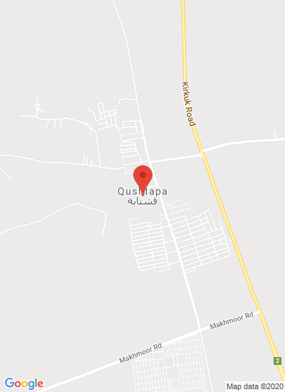 Map showing Iraq