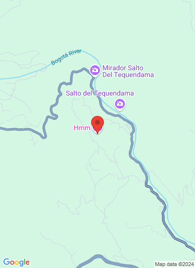 Map showing Colombia