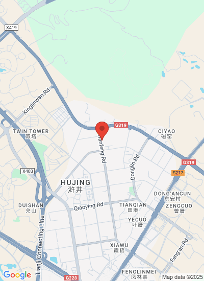Map showing Xiamen Shi, China