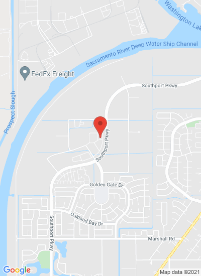 Map showing West Sacramento, United States