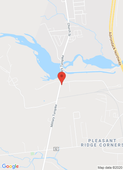 Map showing Plattsburgh, United States