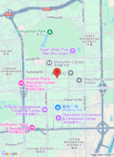 Map showing Shenzhen Shi, China