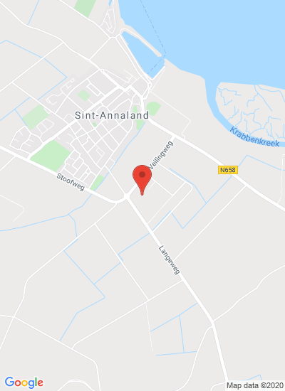 Map showing St Annaland, Netherlands