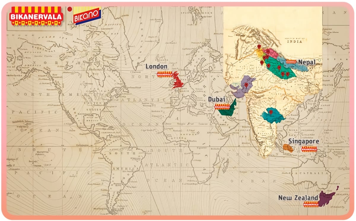 Bikanervala global presence