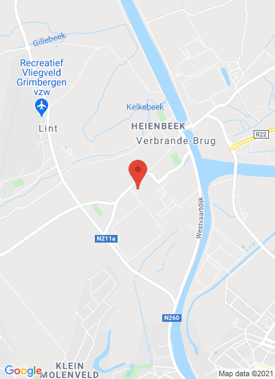 Map showing Grimbergen, Belgium