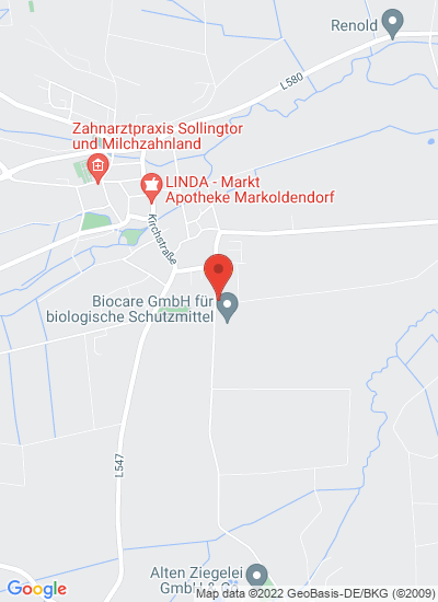 Map showing Dassel, Germany