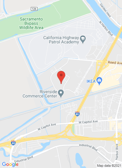 Map showing West Sacramento, United States