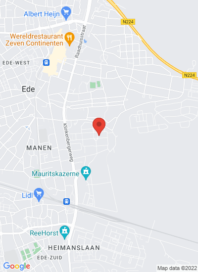 Map showing Ede, Netherlands