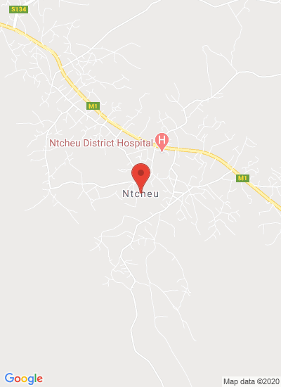 Map showing Ntcheu, Malawi