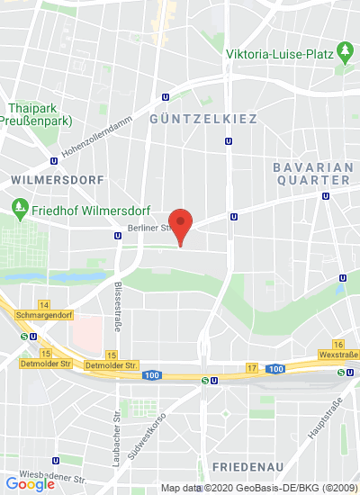Map showing Berlin, Germany