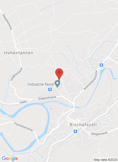 Map showing Bischofszell, Switzerland