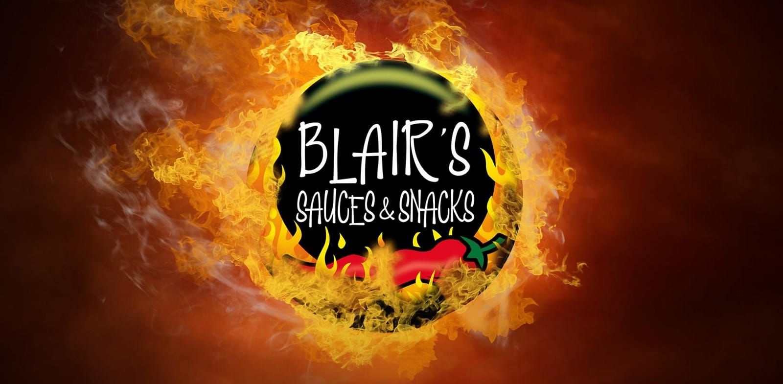 Blair's Death Rain Chips (Blair's sauces and snacks) logo