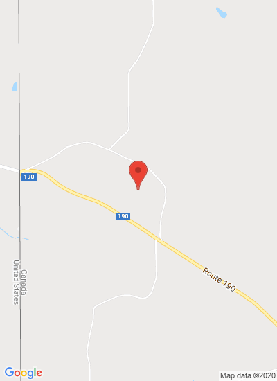 Map showing Carlingford, Canada