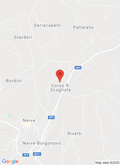 Map showing Neive, Italy