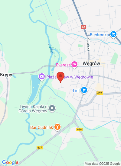 Map showing Berka Joselewicza 2, Poland