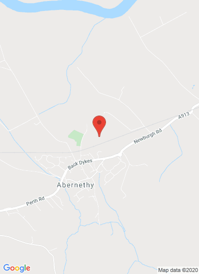 Map showing Abernethy, United Kingdom