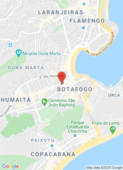 Map showing Rio de Janeiro, Brazil