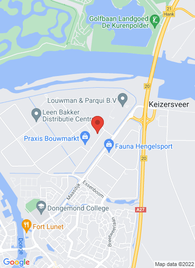 Map showing Raamsdonksveer, Netherlands