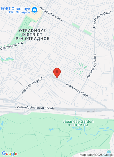 Map showing Moscow, Russia