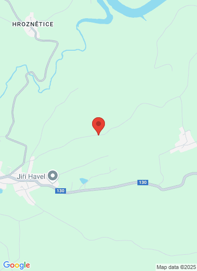 Map showing Senožaty, Czechia