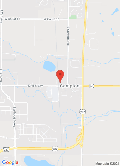Map showing Loveland, United States