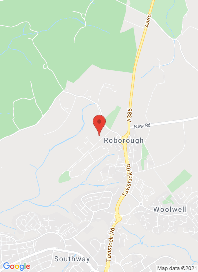 Map showing Devon, United Kingdom