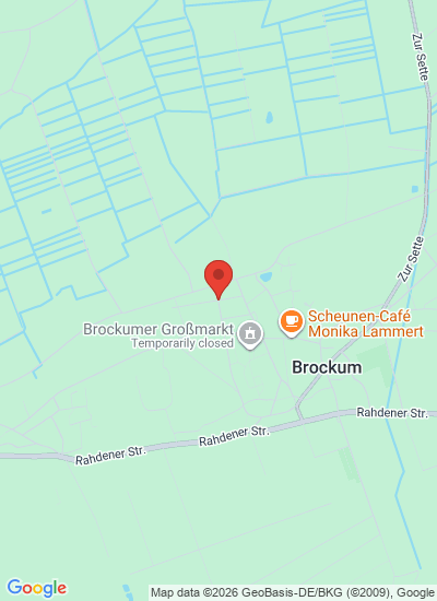 Map showing Brockum, Germany