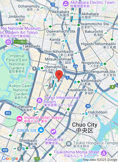 Map showing Chiyoda-ku, Japan