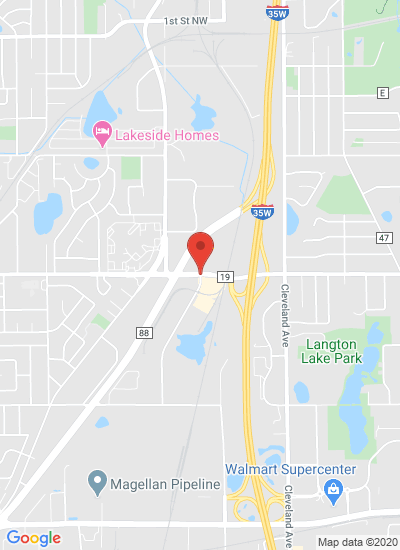 Map showing New Brighton, United States