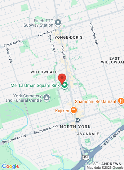 Map showing Toronto, Canada
