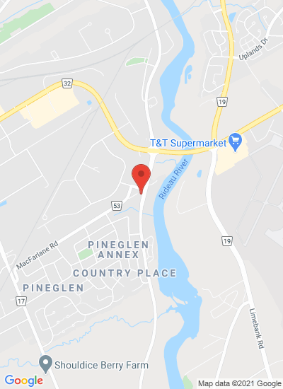 Map showing Ottawa, Canada