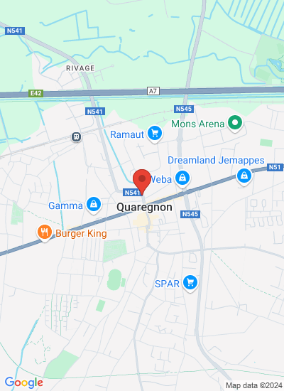 Map showing Belgium