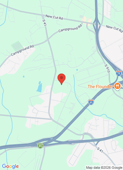 Map showing Spartanburg, United States