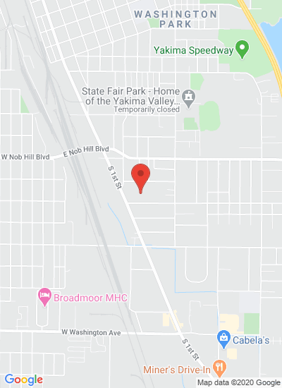 Map showing Yakima, United States