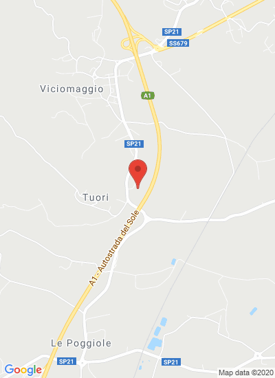 Map showing Viciomaggio, Italy