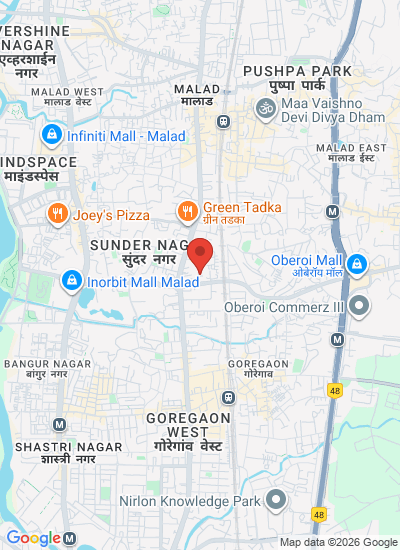 Map showing Mumbai, India
