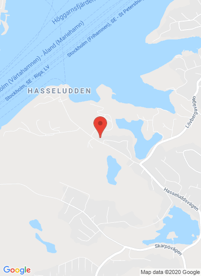Map showing Saltsjö-Boo, Sweden