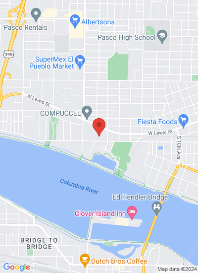 Map showing Pasco, United States