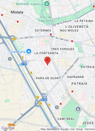 Map showing Spain